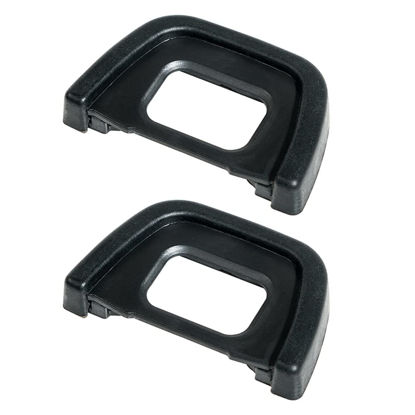 Picture of 2 Packs, DK-23 Eyecup Eyepiece Viewfinder Eye Cup ABS Compatible with Nikon DK-23 D7100 D7200 D7000 D750 D610 D600 D300 D300S Digital Camera