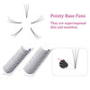 Picture of Pre Made Eye Lash Extension Fans 3D 0.07 Premade Fans Eyelash Extensions C Curl Premade Fans Volume Pre Fanned Lash Extension Supplies FADLASH (3D-0.07C, 17mm)