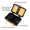 Picture of SD Card Holder, Camera Battery Memory Card Case, CF Card Holder Protector Case Waterproof Anti-Shock Compact SD CF Card Storage Box for 2 XQD or 2 CF Cards 5 SD Cards 9 TF Cards 2 Camera Batteries