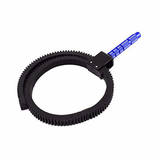 Picture of ANGGREK Focus Ring Belt Adjustable Manual Flexible Gear Ring Belt for DSLR Camera Follow Focus Zoom Lens for 49mm, 52mm, 55mm, 58mm, 62mm, 67mm, 72mm, 77mm, 82mm Lenses