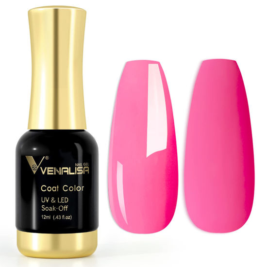 Picture of VENALISA Gel Nail Polish,Spring Summer Red Pink Color Soak Off UV LED Nail Gel Polish Nail Art Starter Manicure Salon DIY at Home