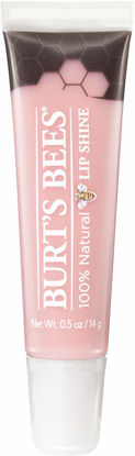 Picture of Burt's Bees Lip Balm, Moisturizing Lip Shine for Women, for Dry Lips, 100% Natural Makeup, Whisper