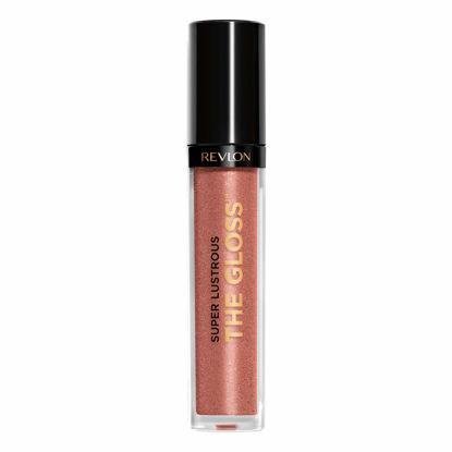 Picture of Revlon Lip Gloss, Super Lustrous The Gloss, Non-Sticky, High Shine Finish, 260 Rosy Future