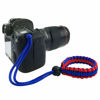 Picture of Allzedream Camera Wrist Strap Paracord Bracelet Adjustable for DSLR Binocular Cell Phone (Blue Red)