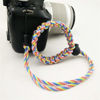 Picture of Allzedream Camera Wrist Strap Paracord Bracelet Adjustable for DSLR Binocular Cell Phone (Rainbow)