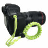 Picture of Allzedream Camera Wrist Strap Paracord Bracelet Adjustable for DSLR Binocular Cell Phone (Light Green White)