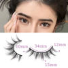 Picture of Veleasha Manga Lashes Natural Look Manhua False Eyelashes Fluffy Wispy Anime Lashes 5 Pairs Pack Short Lightweight Everyday Lashes | Style 6D75