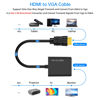 Picture of Yinker HDMI to VGA Adapter, HDMI to VGA Converter Gold-Plated Male to Female, Duplicate Extend Screen for Computer Desktop, Monitor, Projector, HDTV, Chromebook