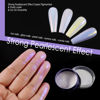 Picture of Allstarry Chrome Nail Powder 4 Colors Iridescent Aurora Powder Metallic Mirror Effect Pigment Pearlescent Purple Mermaid Unicorn Glitter for Nail Art Manicure Decoration Home DIY Salon