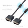 Picture of ENUODA VGA to VGA Cable 15 Pin Male to Male Plug Computer Monitor Cable Wire Cord,4.9 Feet,Black