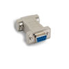 Picture of KENTEK DB9 9 Pin Female to Female F/F Serial/at Null Modem Adapter Changer Coupler RS-232 Crossover Molded DTE DCE Data Transfer