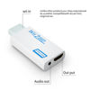 Picture of BolAAzuL Wii to HDMI Converter Wii to HDMI Adapter, Wii 2 HDMI Connector White Wii in HDMI Out Video Converter & 3.5mm Audio Output for Wii to HDMI HDTV Out