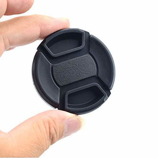 Picture of 46mm Lens Cap Center Snap on Lens Cap Suitable Suitable &for Nikon &for Canon &for Sony Any Lenses with Ø 46mm Camera