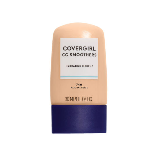 Picture of COVERGIRL Smoothers Hydrating Makeup Foundation, Natural Beige (packaging may vary), 1 Fl Oz (Pack of 1)