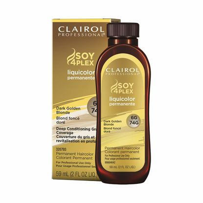 Picture of Clairol Professional Permanent Liquicolor for Blonde Hair Color, 6g Dark Gold Blonde, 2 oz