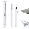 Picture of IFTHFOUR Cleaner Kit for Airpods Pro, Earbud Cleaning Pen Tool 1 2 3, Bluetooth Headphone and Soft Brush Flocking Sponge for Laptop, Earphones Case, iPhone(White)