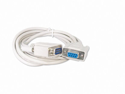 Picture of YCS basics 6 Foot DB9 9 Pin Serial / RS232 Male/Female Extension Cable