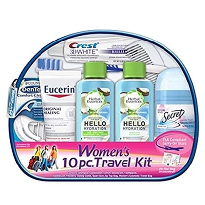 Convenience Kits international 10 PC Deluxe Kit, Featuring: Herbal Essence  Argan Oil Hair Care and Body Care Travel-Size Products