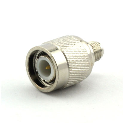 Picture of Maxmoral 1 PCS TNC Male to SMA Female Connector RF Coax Coaxial Adapter