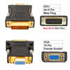 Picture of DTech DVI Male to VGA Female Adapter DVI-I 24+5 Port Converter