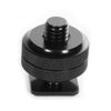 Picture of FocusFoto 3/8" to Cold Shoe Screw Adapter for Camera Hot Shoe Mount Double Nut Umbrella Flash Bracket Holder Ballhead