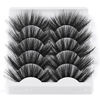 Picture of 25mm False Eyelashes 8D Faux Mink Lashes ALPHONSE High Volume Dramatic Fake Eyelashes Long Thick Fluffy Eye Lashes Pack 5 Pairs