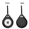 Picture of AstroTech Case Compatible with Apple AirTags Case Keychain Air tag Holder Air Tag Key Ring Cases Air Tags Protective Cover Airtag Key Chain Loop Holders Silicone for Luggage Dog Cat Pet Collar - Black