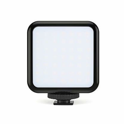 Picture of D&F LED RGB Video Light Mini LED Panel Lamp Low/Middle/High 3 Modes with Cold Shoes for Photography, Zoom Meeting, Remote Working, Streaming, Self Broadcasting, Vlogging