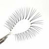 Picture of Premade Fans Volume Lash Extensions C Curl D Curl 0.10 Mix Tray 9mm 10mm 11mm 12mm 13mm 14mm 15mm 16mm Mixed Trays .10 3D Pre Fanned Russian Cluster Eyelashes by EMEDA(0.10-C-15mm)