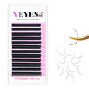 Picture of VEYES INC Eyelash Extension Supplies Classic Volume Lash Extensions 0.15 D Curl 8-16mm Mixed Tray, Premium Mink Silk Individual Lashes Soft Matte Black Salon Use.