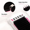 Picture of VEYES INC Eyelash Extension Supplies Classic Volume Lash Extensions 0.15 D Curl 8-16mm Mixed Tray, Premium Mink Silk Individual Lashes Soft Matte Black Salon Use.