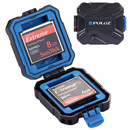 Picture of Memory Cards Case,9 Waterproof Card Holder Stocker Case for 2XQD + 2CF + 2TF + 3SD Card