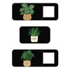 Picture of Webcam Cover 0.032in Thin - Web Camera Cover fits Laptop, Desktop, PC, Macboook Pro, iMac, Mac Mini, Computer, Smartphone,Protect Your Privacy and Security,Strong Adhensive (Super Cute Plant B)