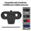 Picture of FreedConn Accessory for Motorcycle Bluetooth Headset Helmet Intercom T-COMSC Bracket T-COMVB Clip with Screw Driver