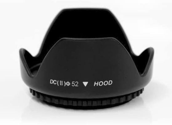 Picture of Universal bayonet lens hood for filter threads with 52 mm