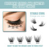 Picture of DIY Eyelash Extension, 3D Effect Individual Glue Bonded Lash Clusters Volume Lashes Set, Home Eyelash Extension, Lashes Pack (14MM-Volume)