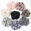 Picture of Scrunchies for Women Satin Hair Scrunchies for Girls Hair Bands for Women's Hair Ponytail Holders Big Scrunchies for Thick Curly Hair Satin Silk Scrunchies for Hair Sleep Cute No Damage Hair Ties