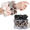 Picture of Scrunchies for Women Satin Hair Scrunchies for Girls Hair Bands for Women's Hair Ponytail Holders Big Scrunchies for Thick Curly Hair Satin Silk Scrunchies for Hair Sleep Cute No Damage Hair Ties