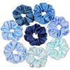 Picture of Scrunchies for Women Hair Ties Bands Satin Hair Scrunchies for Girls Big Scrunchies for Women's Thick Curly Hair Ponytail Holders Cute Pony Tails No Crease Hair Ties No Damage