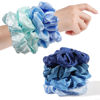 Picture of Scrunchies for Women Hair Ties Bands Satin Hair Scrunchies for Girls Big Scrunchies for Women's Thick Curly Hair Ponytail Holders Cute Pony Tails No Crease Hair Ties No Damage