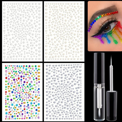 1 Sheet 140+Pcs Gem Stickers Rhinestones For Crafts - Self Adhesive Jewels  Stickers, Acrylic Gems DIY Craft Decorative Diamond Stickers, Small Stickers  For Kids