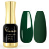 Picture of VENALISA Gel Nail Polish, 12ml Emerald Green Color Soak Off UV LED Nail Gel Polish Nail Art Starter Manicure Salon DIY at Home, 0.43 OZ