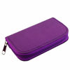 Picture of Memory Card Carrying Case, Suitable for SD, SDHC, Micro SD, Mini SD and 4X CF Cards, Card Holder Bag Wallet for Media Storage Organization (Purple)