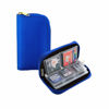 Picture of Memory Card Case - Carrying Case Suitable for Micro SD, Mini SD and 4X CF, Card Holder Bag Wallet for Media Storage Organization (Blue)