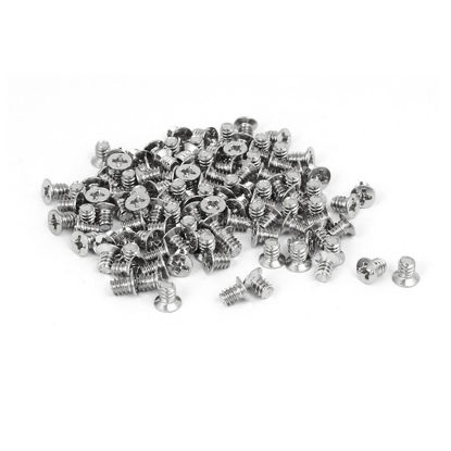 Picture of uxcell Computer PC Case 3.5-inch HDD 6-32 Flat Phillips Head Hard Drive Screw 100pcs