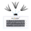 Picture of Lash Clusters Extensions 40 Roots Individual Lash Clusters 0.07 D Curl 15mm Thickness DIY Eyelash Extensions Natural Look Reusable Faux Mink Lash Clusters(40D-0.07-D-15mm)