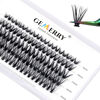 Picture of Lash Clusters Extensions 40D Individual Cluster Lashes D Curl 0.07mm 8-14mm Mixed Tray Black Mink DIY Eyelash Extensions Handmade by GEMERRY LASHES(40D-0.07-D, 8-14mm)