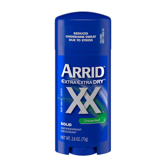 Picture of Arrid XX Solid Antiperspirant & Deodorant, Unscented, 2.6 Ounce (Pack of 2)