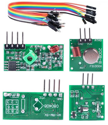 Picture of WWZMDiB 2Pcs 433M Transmitter + Receiver Kit for Remote Control Raspberry Pi Arduino