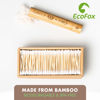 Picture of Bamboo Cotton Swabs 200 Count | Biodegradable & Organic Wooden Cotton Buds | Double Tipped Ear Sticks | 100% Eco-Friendly & Natural | Perfect for Ear Wax Removal, Arts & Crafts, Removing Dust & Dirt…